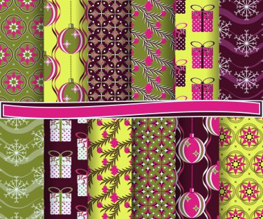 Noel soyut vektör kağıt Dekoratif şekiller ve karalama defteri için tasarım öğeleri kümesi