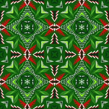 Sorunsuz soyut vektör Noel desen