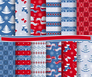 Noel soyut vektör kağıt Dekoratif şekiller ve karalama defteri için tasarım öğeleri kümesi