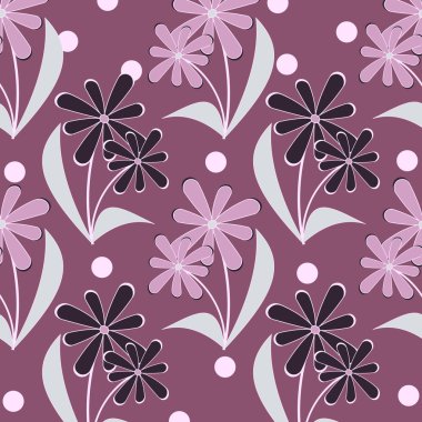 soyut vector floral arka plan illüstrasyon