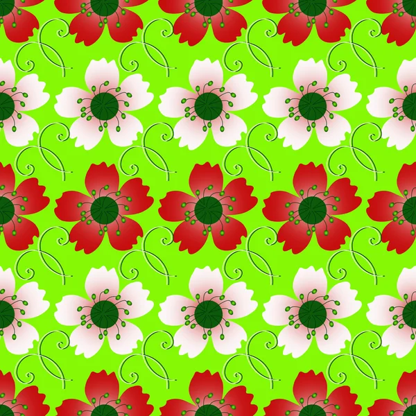 Abstract vector illustratie floral achtergrond — Stockvector