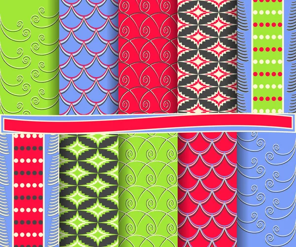 soyut Noel vektör kağıt çıkartma için ayarla