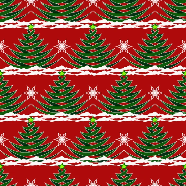 クリスマス ツリーのベクトルの抽象的な背景の図 — ストックベクタ