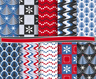 soyut Noel vektör kağıt çıkartma için ayarla