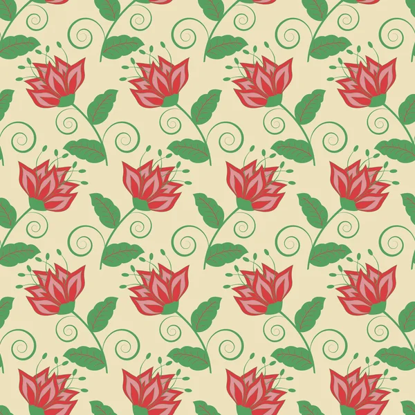 Illustration vectorielle abstraite fond floral — Image vectorielle