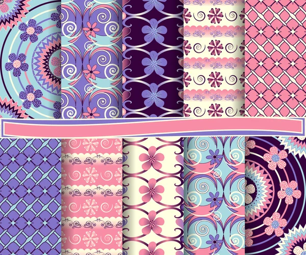 Set van abstract vector papier voor scrapbook — Stockvector