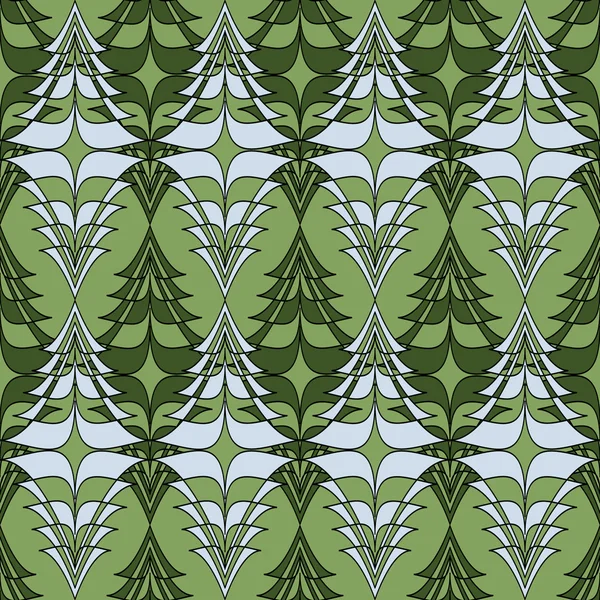 Copaci de Crăciun. Ilustrație vectorială abstractă a unui fundal de Crăciun — Vector de stoc
