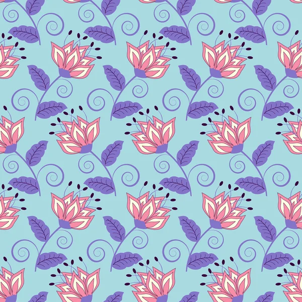 Abstract vector ilustração floral fundo — Vetor de Stock