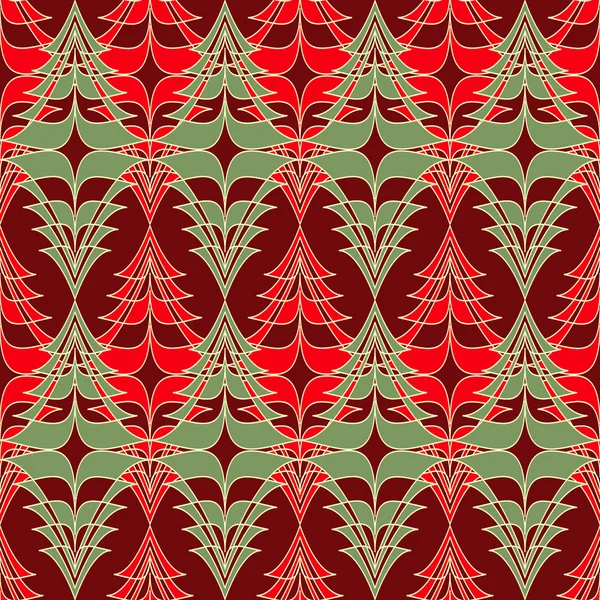 Árboles de Navidad. Ilustración abstracta vector de fondo de Navidad — Vector de stock