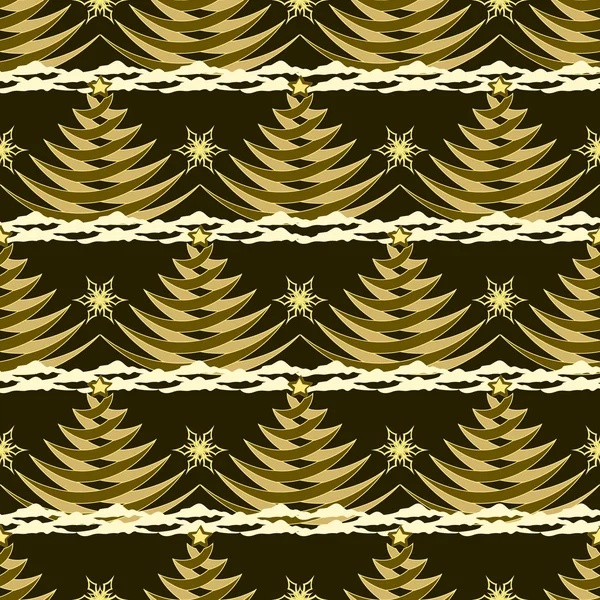 Des arbres de Noël. Illustration vectorielle abstraite du fond de Noël — Image vectorielle
