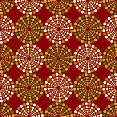 Oval soyut vektör soyut dairesel paterni