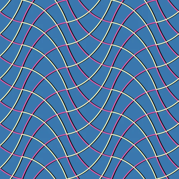 Traversée des lignes. Illustration vectorielle abstraite — Image vectorielle