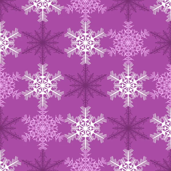 Jul abstrakt vektor illustration av snöflingor — Stock vektor