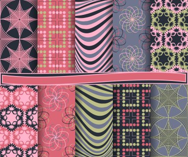 dizi tasarlamak vektör kağıt, karalama defteri