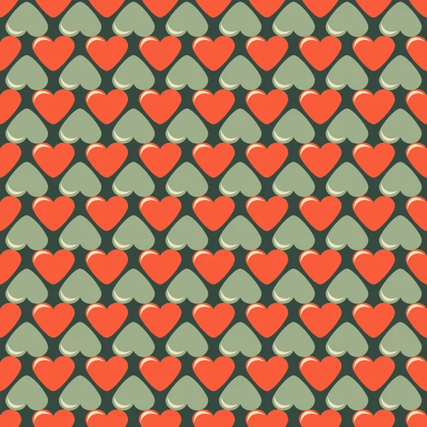 Naadloze abstracte achtergrond vectorillustratie van Valentine's Day — Stockvector