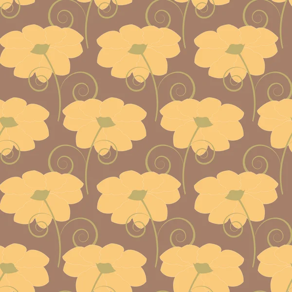 Abstrakter Vektor florale Illustration Hintergrund — Stockvektor