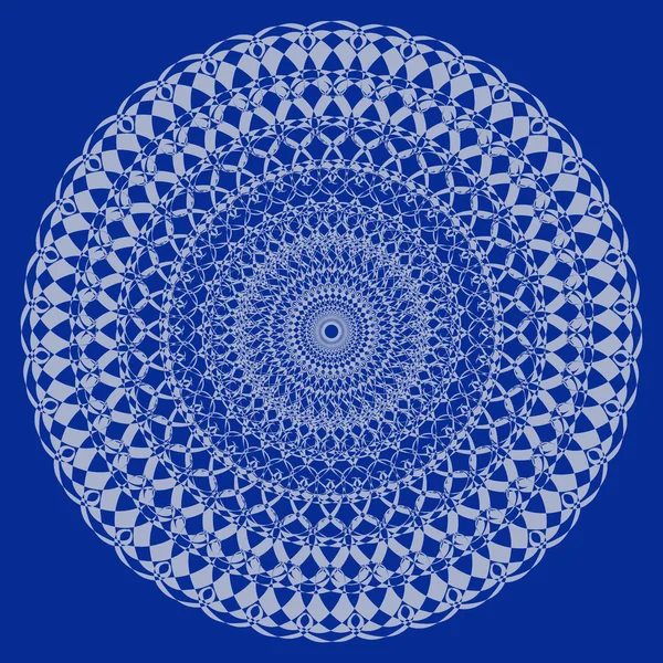 Vector decorative abstract circular pattern — Stock Vector