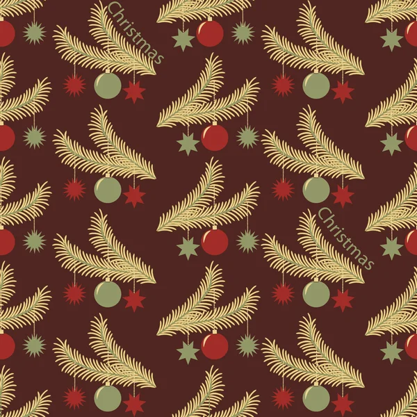 Nahtlose Weihnachten Vektor Illustration Hintergrund — Stockvektor