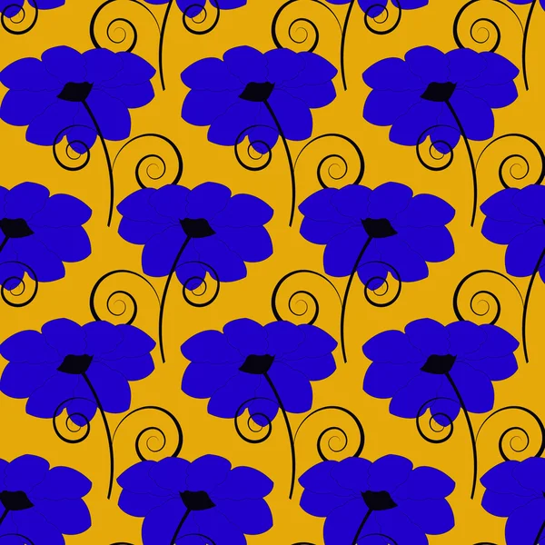 Abstrato vetor floral ilustração fundo — Vetor de Stock