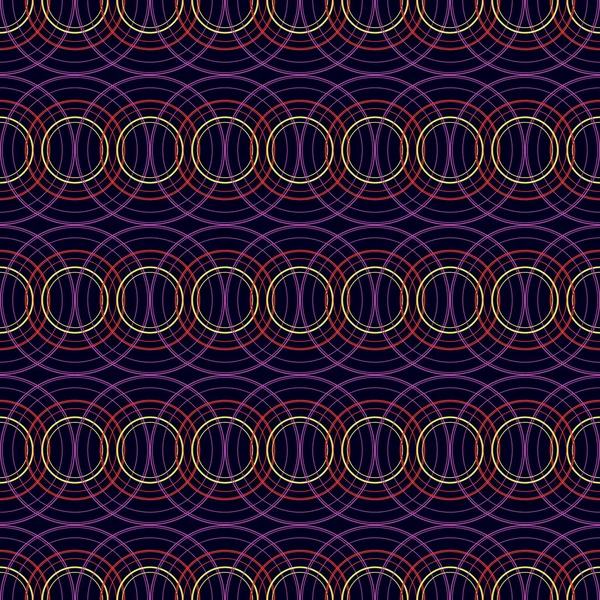 Illustration vectorielle abstraite avec ovales — Image vectorielle