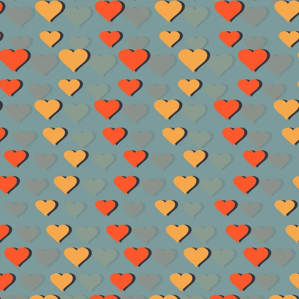 Sevgililer günü kalp sembolü ile vektör çizim arka plan — Stok Vektör