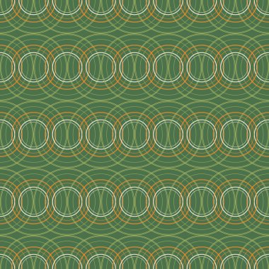 Oval ile soyut illüstrasyon vektör