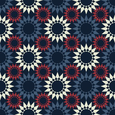 vektör seamless modeli soyut çiçek