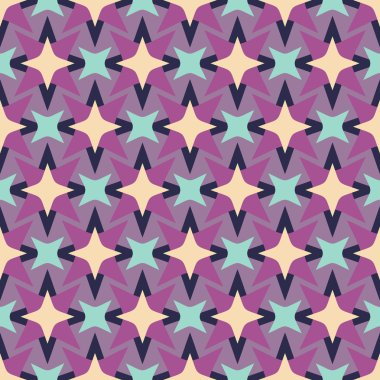 Yıldız ile sorunsuz vektör desen arka plan