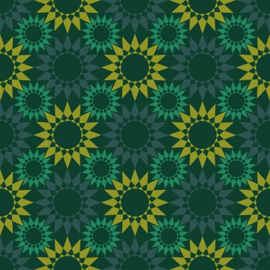 vektör seamless modeli soyut çiçek