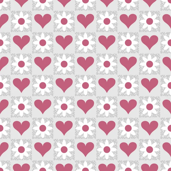 Illustration vectorielle abstraite sans couture de fond de Valentine's — Image vectorielle