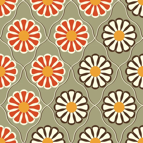 Ilustración floral abstracta vectorial — Vector de stock