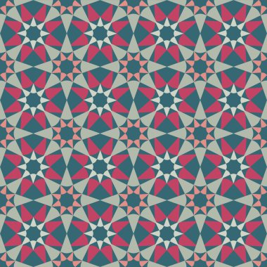 Yıldız ile sorunsuz vektör desen arka plan