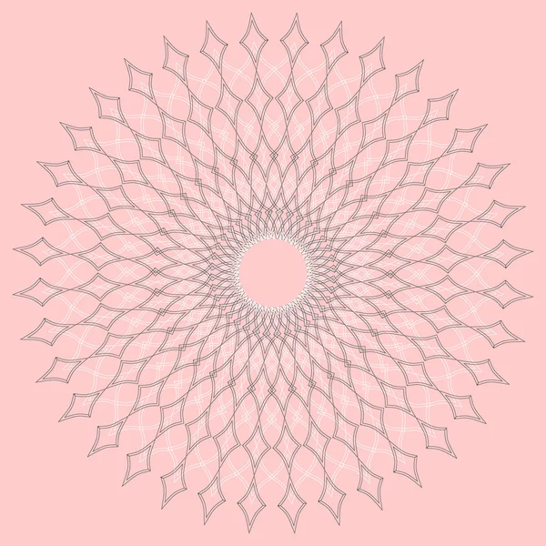 Vector conjunto de patrón circular abstracto — Archivo Imágenes Vectoriales