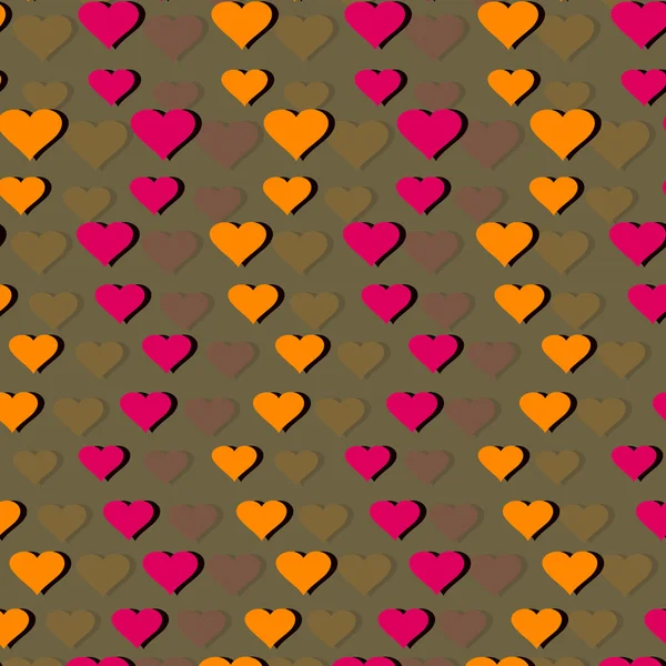 Vektor Illustration Hintergrund mit Symbol des Valentinstags Herz — Stockvektor