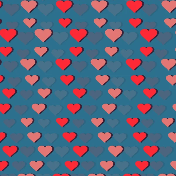 Vektor Illustration Hintergrund mit Symbol des Valentinstags Herz — Stockvektor