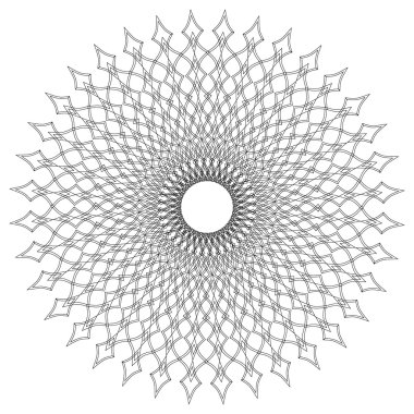 soyut dairesel desen vektör kümesi