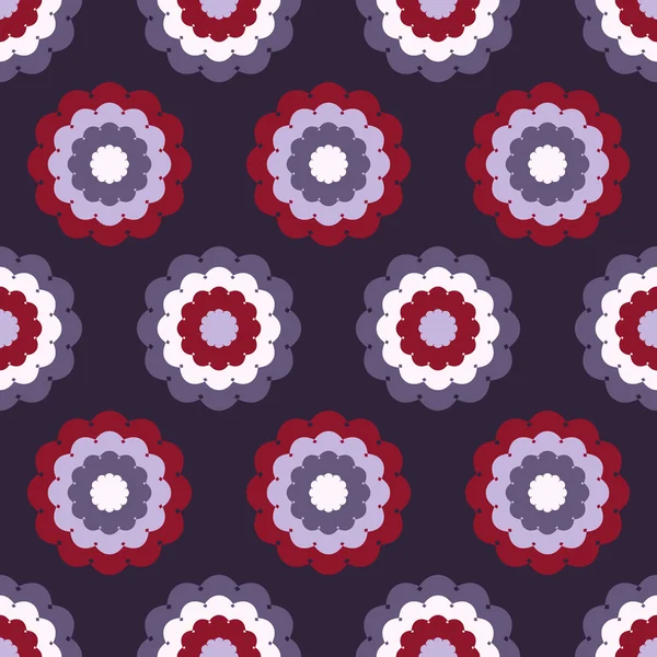 Abstract floral naadloze vectorillustratie — Stockvector