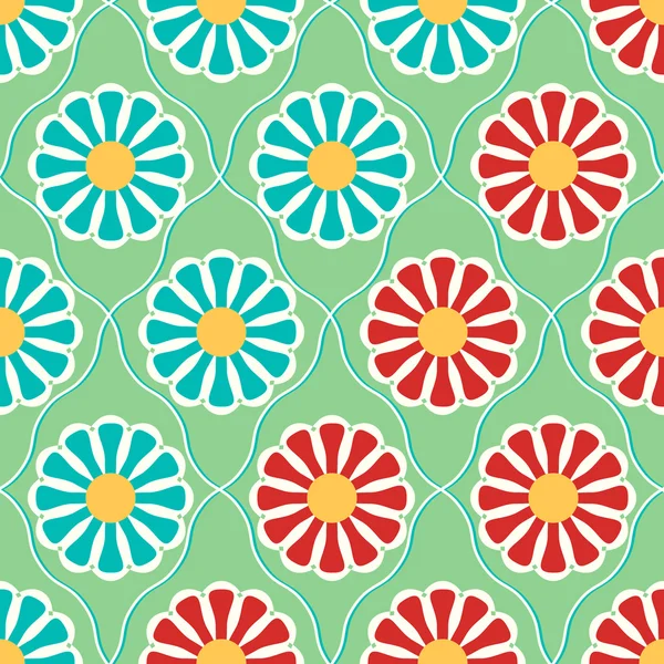 Ilustración floral abstracta vectorial — Vector de stock