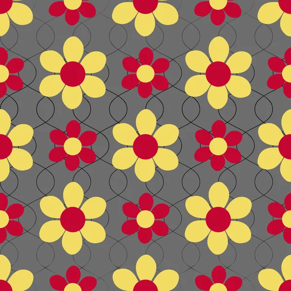 Illustration florale abstraite vectorielle transparente — Image vectorielle