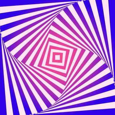 Soyut vektör çizim optik illüzyon 