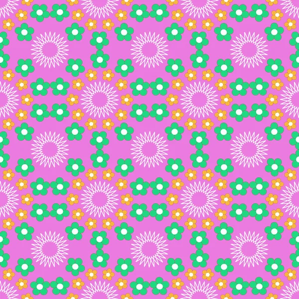 Seamless abstrato vetor floral ilustração fundo — Vetor de Stock