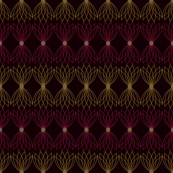 无缝的矢量图的抽象莲座丛 — 图库矢量图片