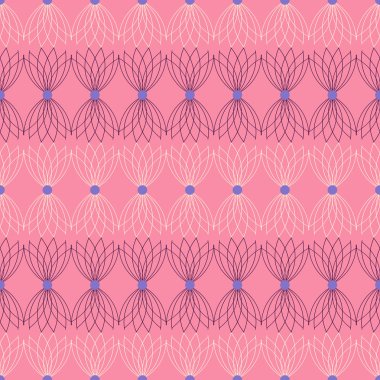 Soyut rozet sorunsuz vektör çizim