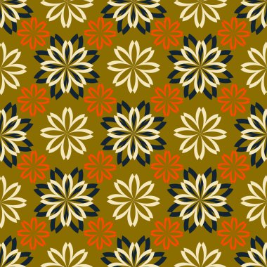 soyut çiçek sorunsuz vektör çizim