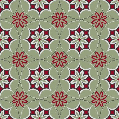 soyut çiçek sorunsuz vektör çizim