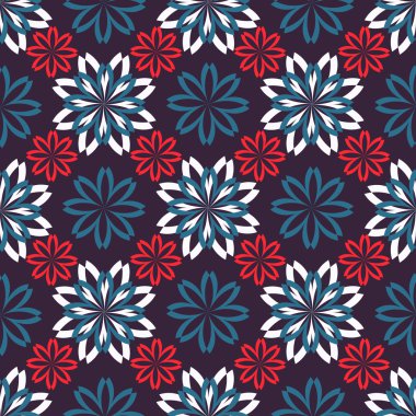 soyut çiçek sorunsuz vektör çizim