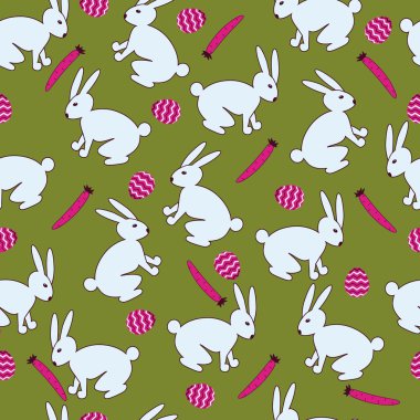 Sorunsuz tasarlamak vektör çizim Paskalya sembollerle