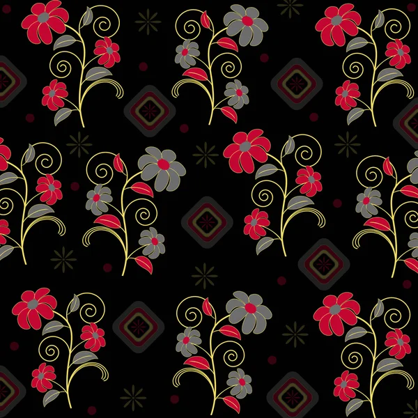 Abstrakte florale Hintergrund Vektor Illustration — Stockvektor