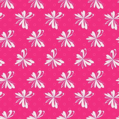 Sorunsuz vektör çizim arka plan soyut çiçek