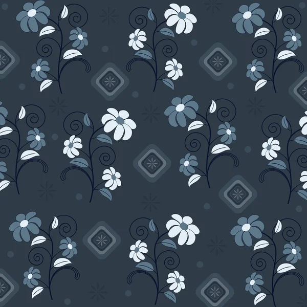 Abstrakte florale Hintergrund Vektor Illustration — Stockvektor